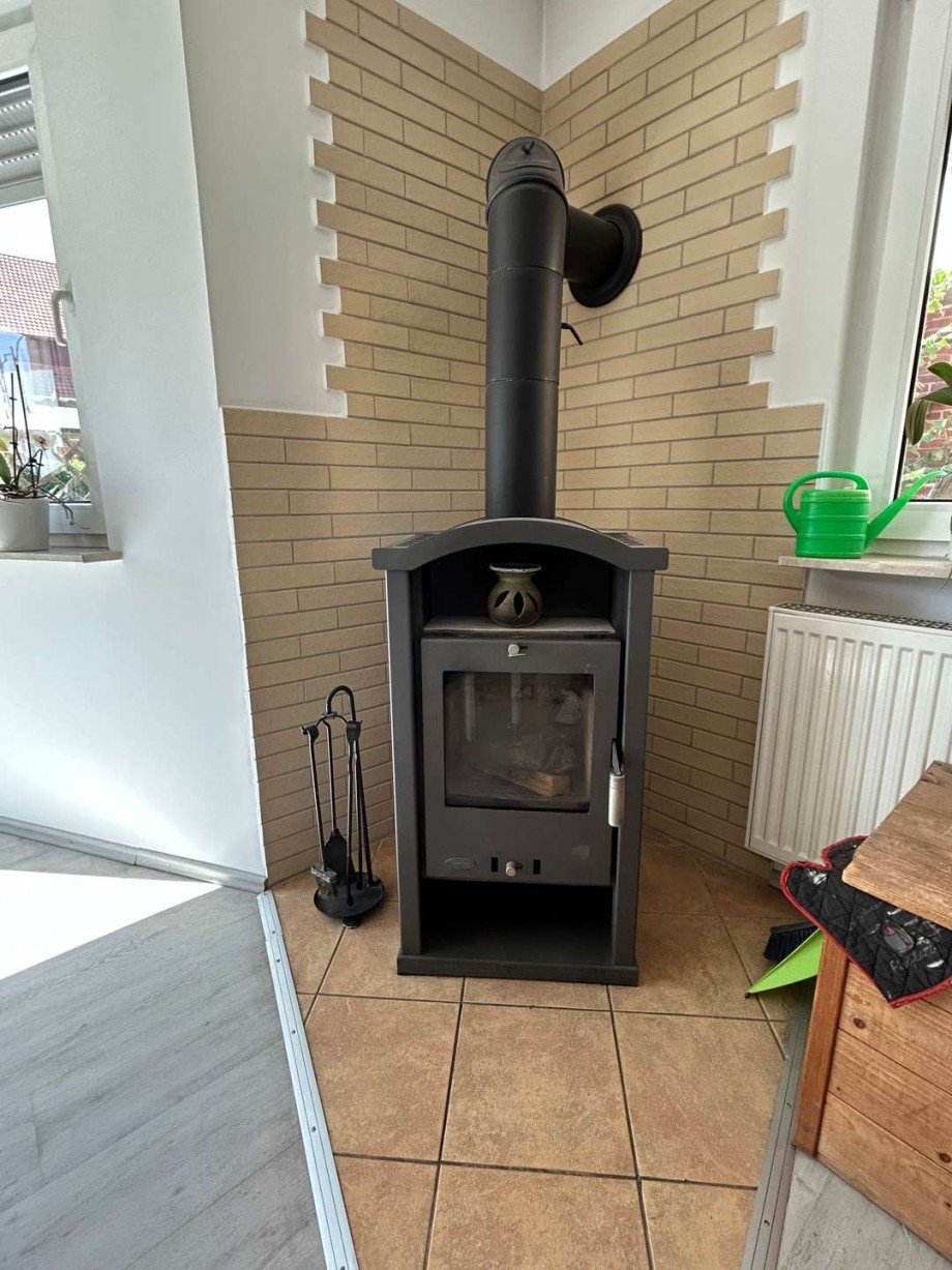 EG Kamin im Wohn- und Esszimmer Einfamilienhaus Spangenberg