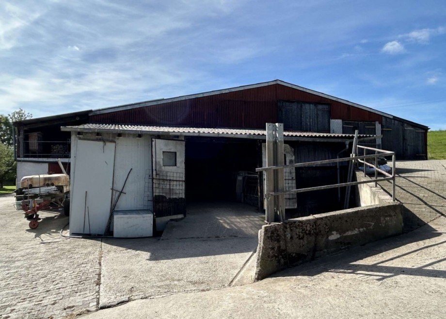 12 Stall - Einfahrt Futtertisch Bauernhaus Ringgau