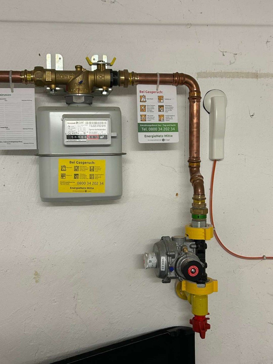 Bild 33 - Gasanschluss im Haus Wohnung Sontra